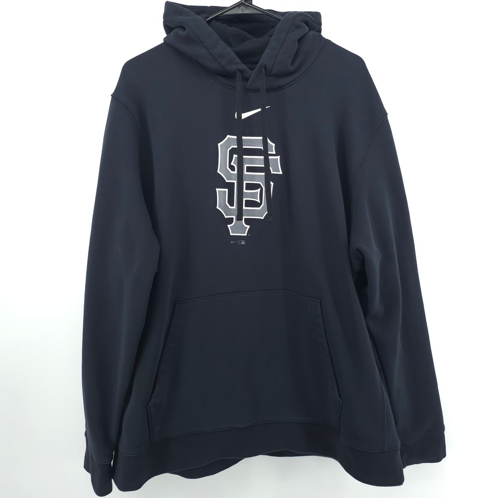 Nike Mens Hoodie San Francisco Giants XXL Black MLB Pullover Sweatshirt